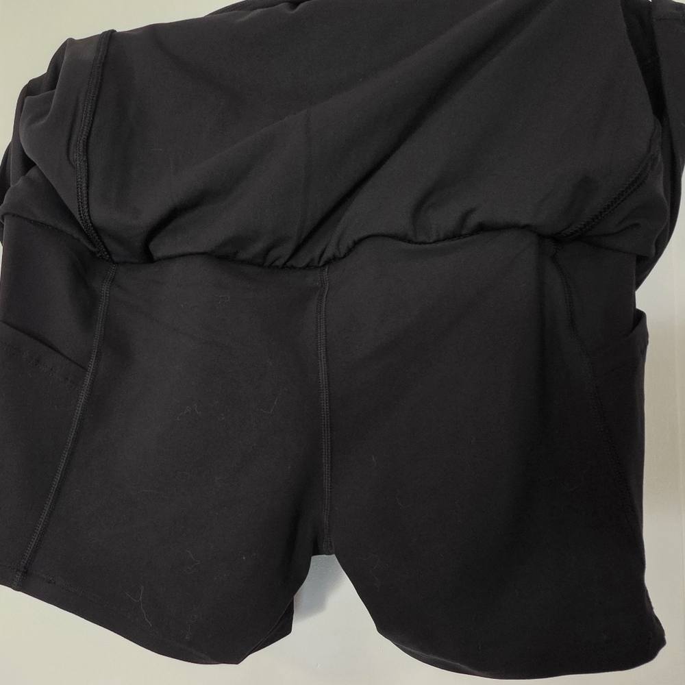 Athleta Black Salutation Stash High Rise 14.5" Skort - Picture 3 of 6